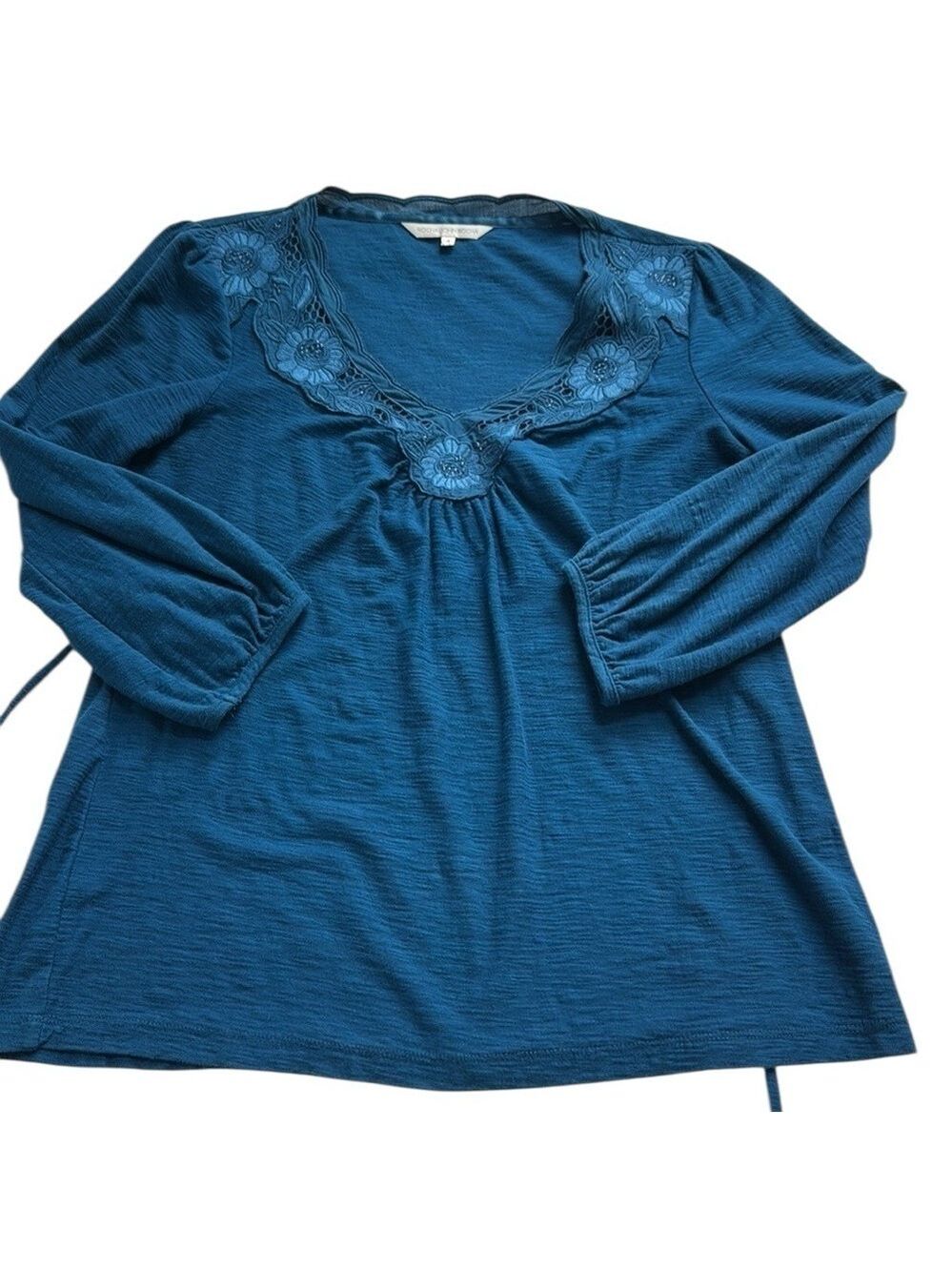 Rocha John Rocha Teal Blouse Size UK 12 - Picture 14 of 15